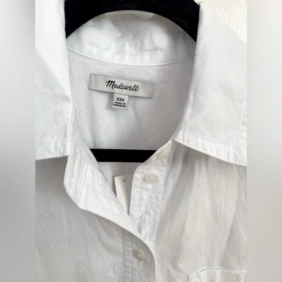 Madewell White Button Down Shirt - Picture 2 of 6